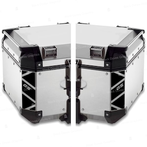 Reflective Stickers compatible with GIVI Monokey Trekker Outback Aluminum Top Case 42 58 ltr BMW Motorrad