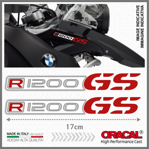 2x BMW Motorrad White R1200 R1150 F800 F650 F700 GS 99-17 PEGATINA AUTOCOLLANT