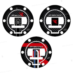 3D Resin Sticker Compatible with Fuel Tank Cap with Holes BMW F 900 R