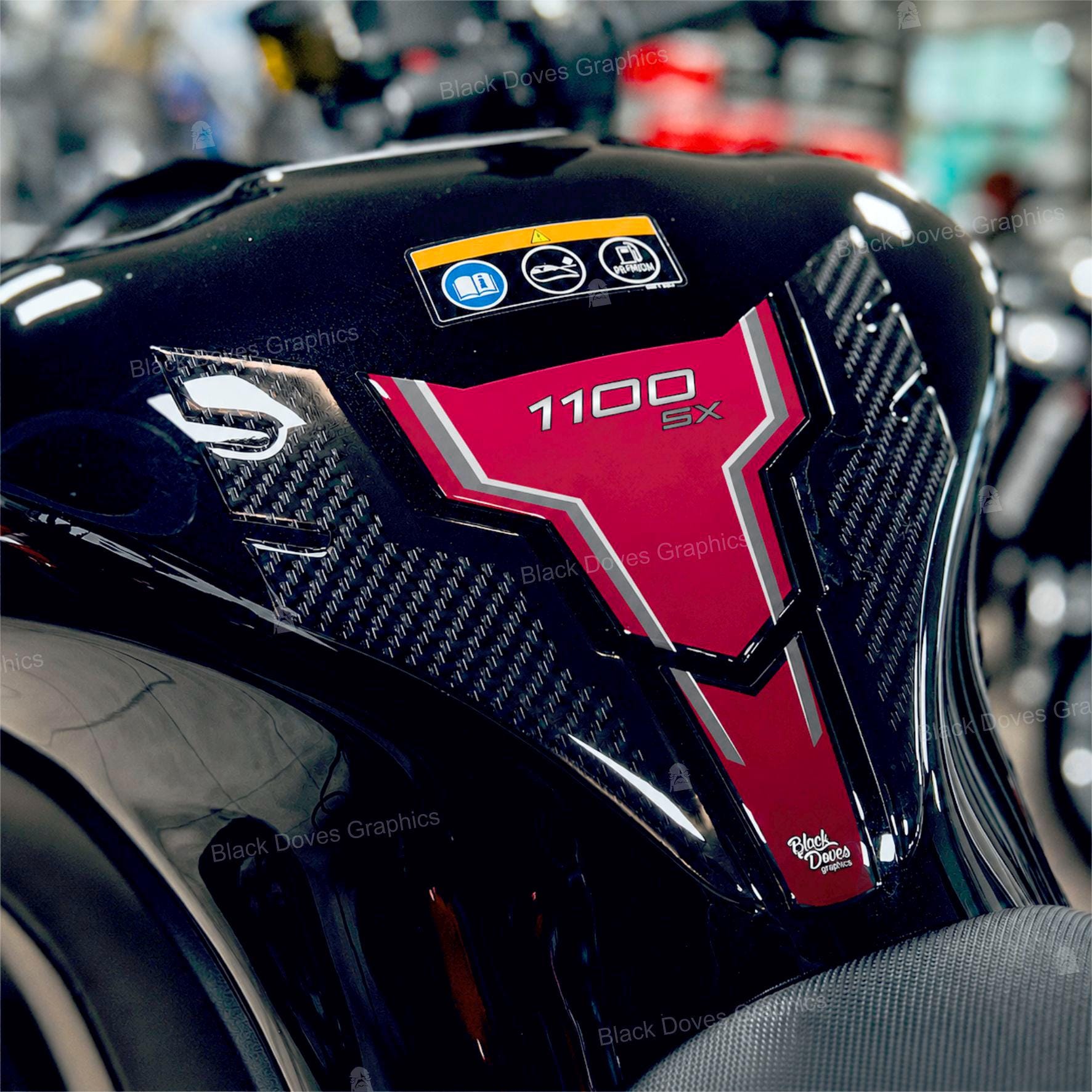タンクパッド 3D タンクステッカー カワサキ ニンジャ 1100 SX 2025