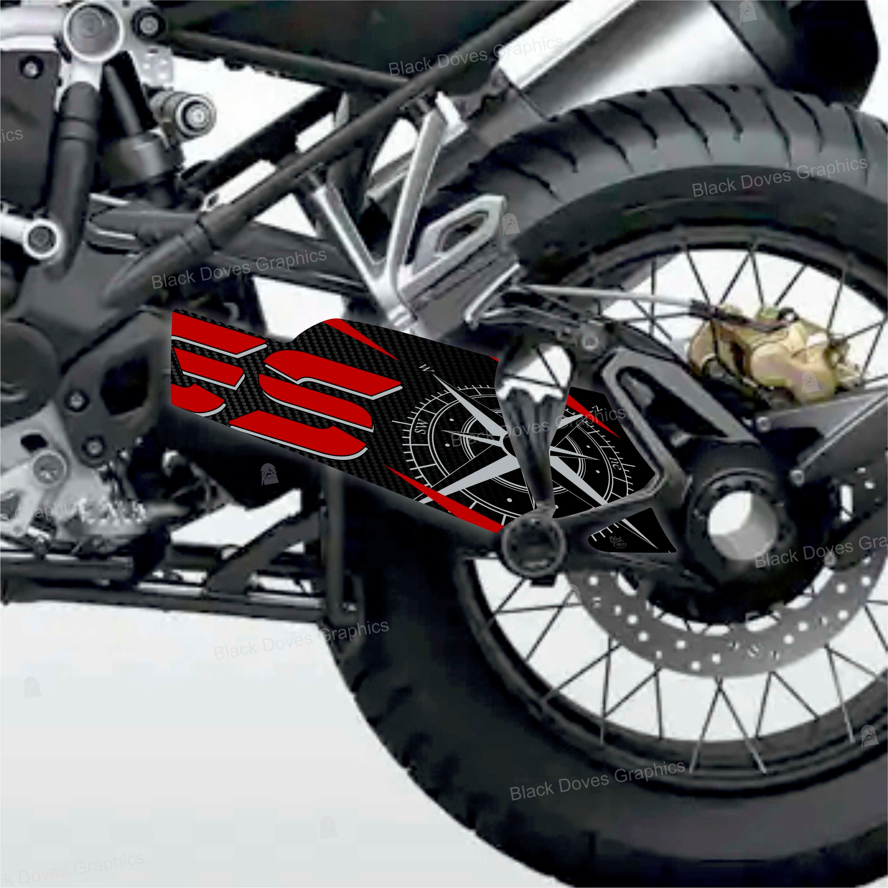 Shaft and Swingarm Protection Stickers Compatible With BMW R 1250 Gs / Gsa  (2019–2023) and R 1200 Gs / GSA LC (2013–2018) | Black Doves - Etsy