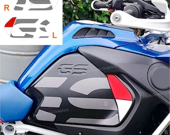 Kit de Adhesivos Laterales de Depósito Compatible con BMW R1250 GS Adventure Lc (desde 2019) & R1200 GS Adventure Lc (desde 2013)