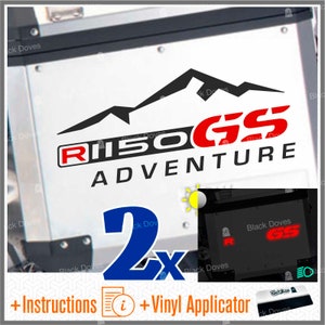 2pz Stickers Compatible with Bmw R 1150 GS ADVENTURE Motorcycle Side Suitcases