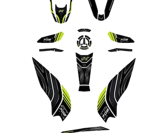 Resin Bike Aufkleber-Set Für Benelli TRK 702X – 3D-Harz-Kleber, Schützt Vor Kratzern, Individuelles Design