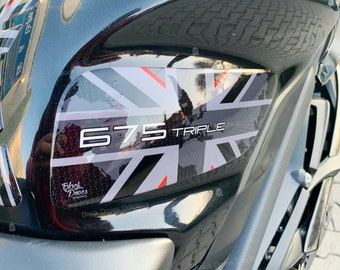Adesivo 3D Protezione Serbatoio compatibile con moto Triumph Tiger 1200 GT