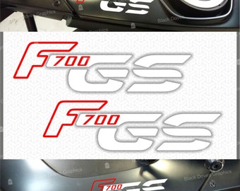 2 stuks Stickers F 700 GS compatibel met BMW F700GS F700