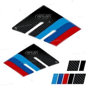 3D Resin Stickers Side Protections Compatible with BMW R 1200 GS 2008 - 2012 (NOT Adventure)