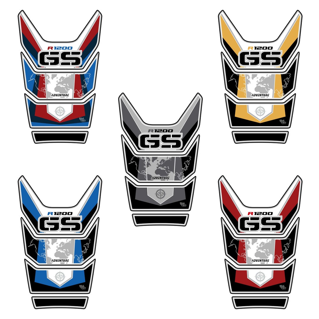AUTOCOLLANT 3D DE Réservoir Compatible Avec Moto BMW R 1250 GS ADV TRIPLE BLACK EUR 30,14 - FR