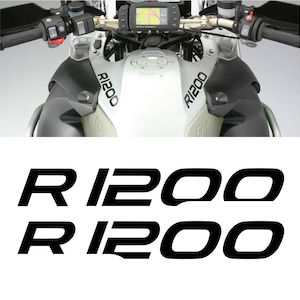 n.2 Autocollants compatibles avec BMW R1200 GS Adventure (2006–2013) et R1200 GS Standard (2004–2007) | Black Doves Graphics