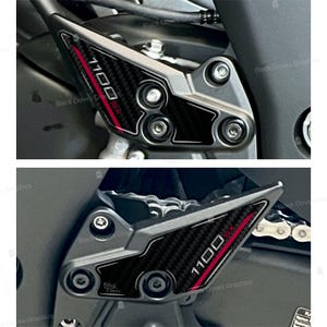 3D Stickers Protection DOOR SILL compatible with / replacement for Kawasaki Ninja 1100 SX 2025 Metallic Matte Graphenesteel Gray (GY2)