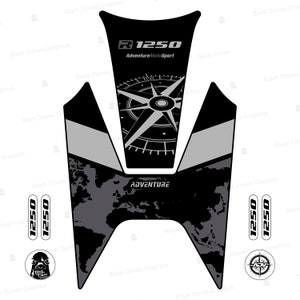 Tank Pad Tank Protection Sticker Compatible with BMW R1250 GS 2018 - 2019 R 1250