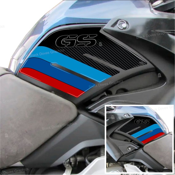 Coppia Adesivi Resinati 3D BMW GS Serbatoio R 1200 ADV LC R 1250 Adv Lc Bm Gs N20