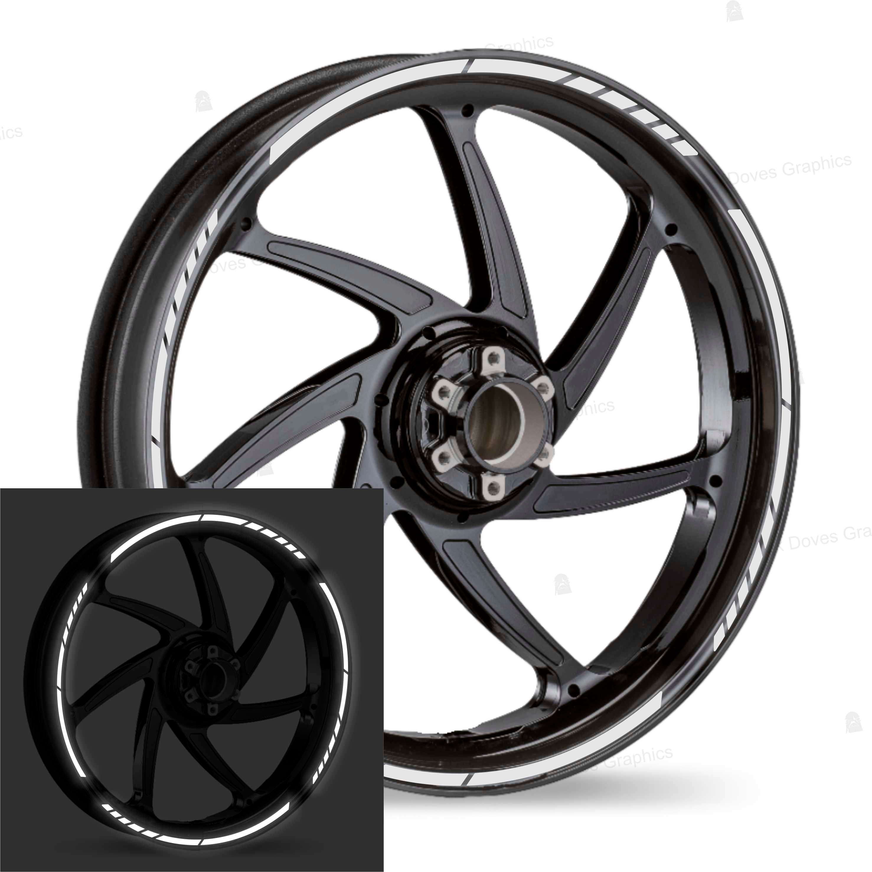 Complete Rim Sticker Set for 17