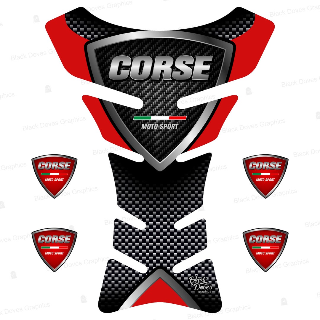 Protège Réservoir Résine 3D Moto Honda Hornet – Tank Pad Adhésif Effet Relief PHA001R