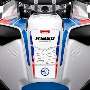 Protection de réservoir adhésive 3D compatible avec la BMW R 1250 GS ADVENTURE Rallye