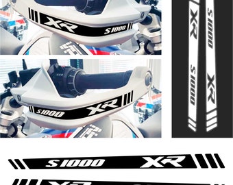 2 Reflective Handguard Stickers Compatible with BMW S 1000 XR S1000XR | Black Doves Graphics