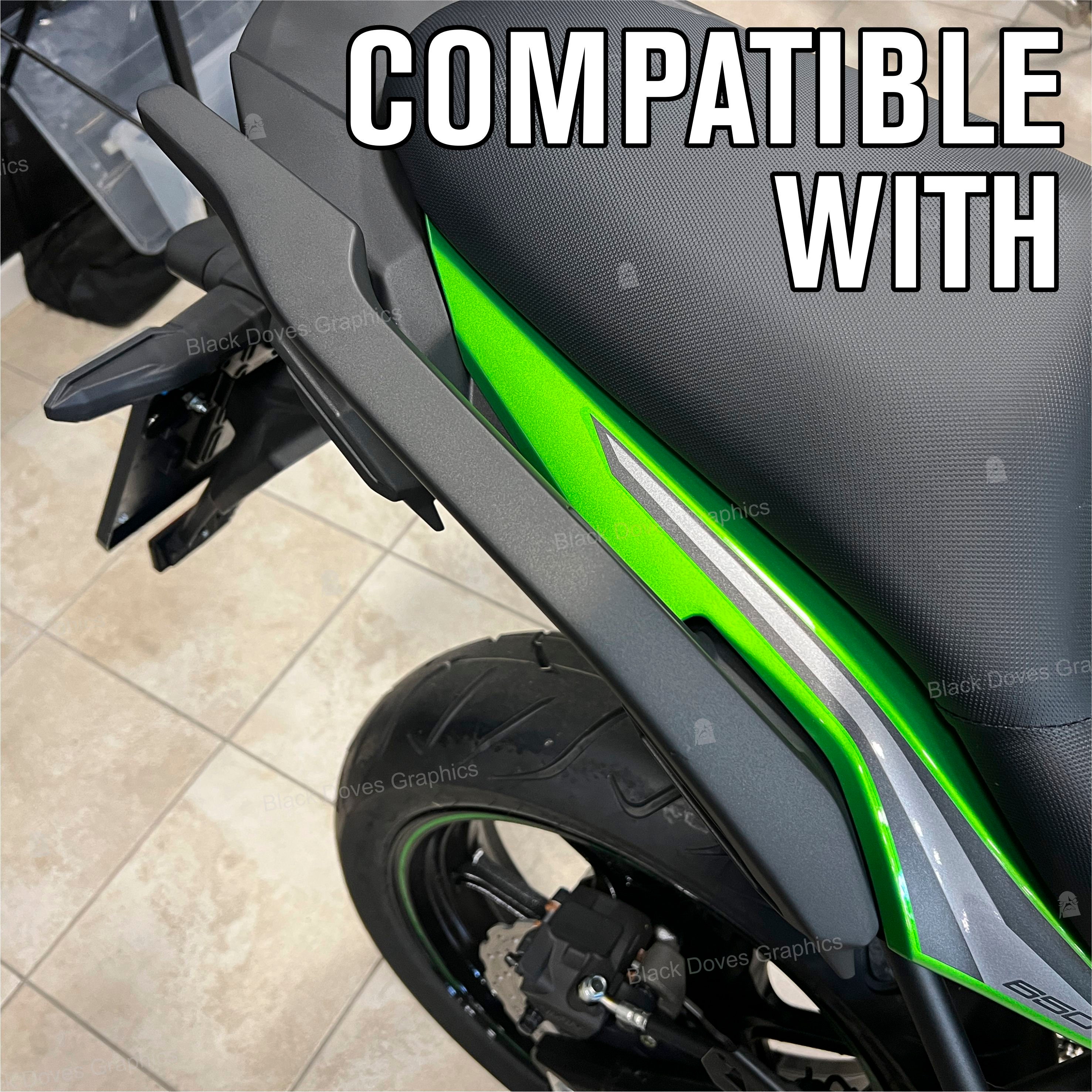 3D-Harz-Aufkleber Für Kawasaki Versys 650 2022 – Griffschutz-Dekor, Einfache Montage
