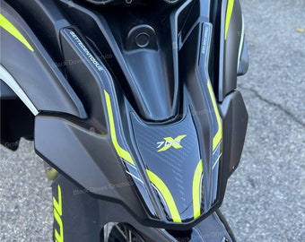 Resin Bike Aufklebersatz Für Benelli TRK 702X (2023-2025) – 3D-Harzschutz Vor Kratzern, Forest Green
