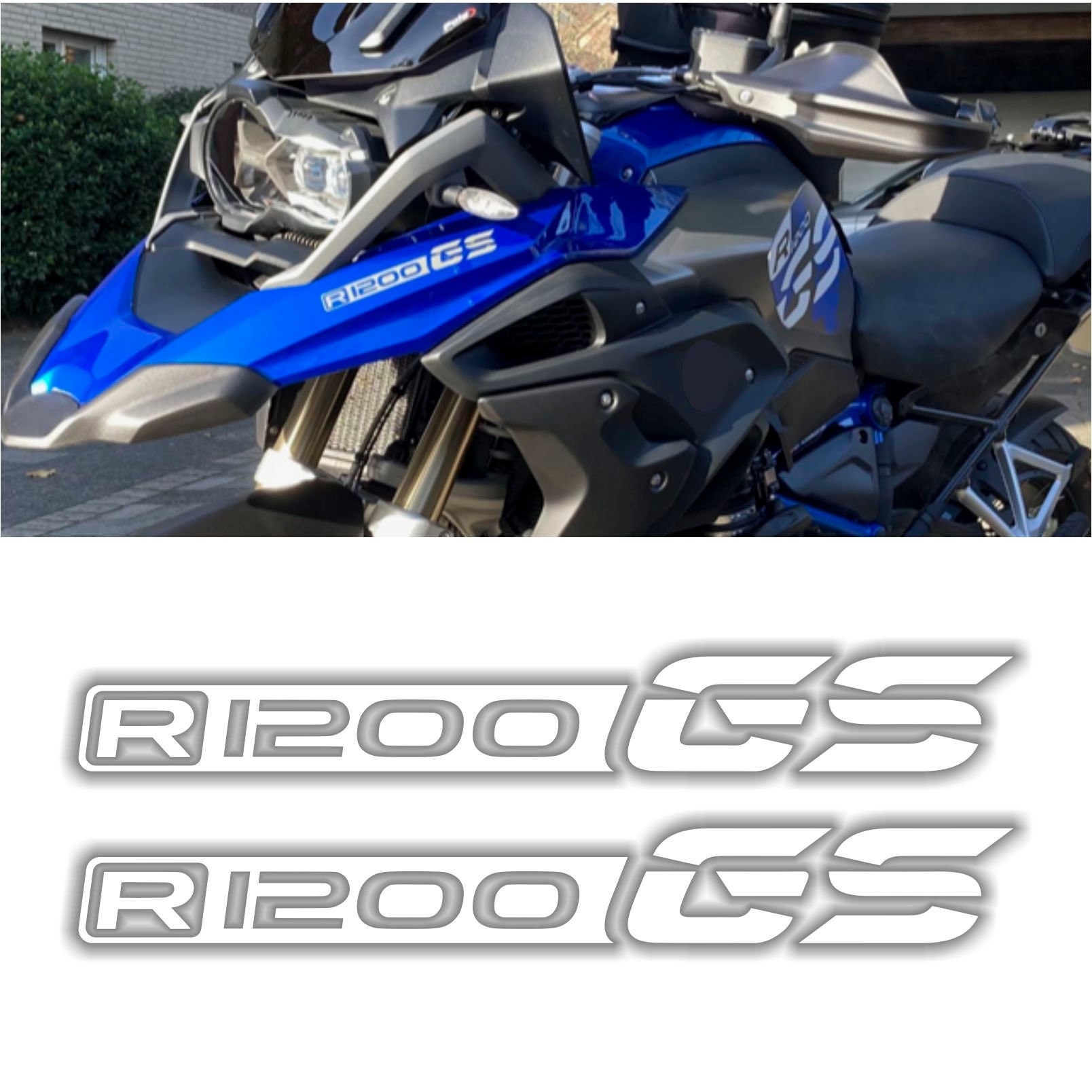 Kit De Adhesivos Compatible Con Bmw R1200 Gs Adventure R1200gs56 Pegatina Grafica En Color Emblema R 1200gs