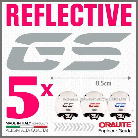 5x GS REFLECTIVE Black ADESIVI PEGATINA STICKERS R1200 1150 F800 F650 F700 GS 