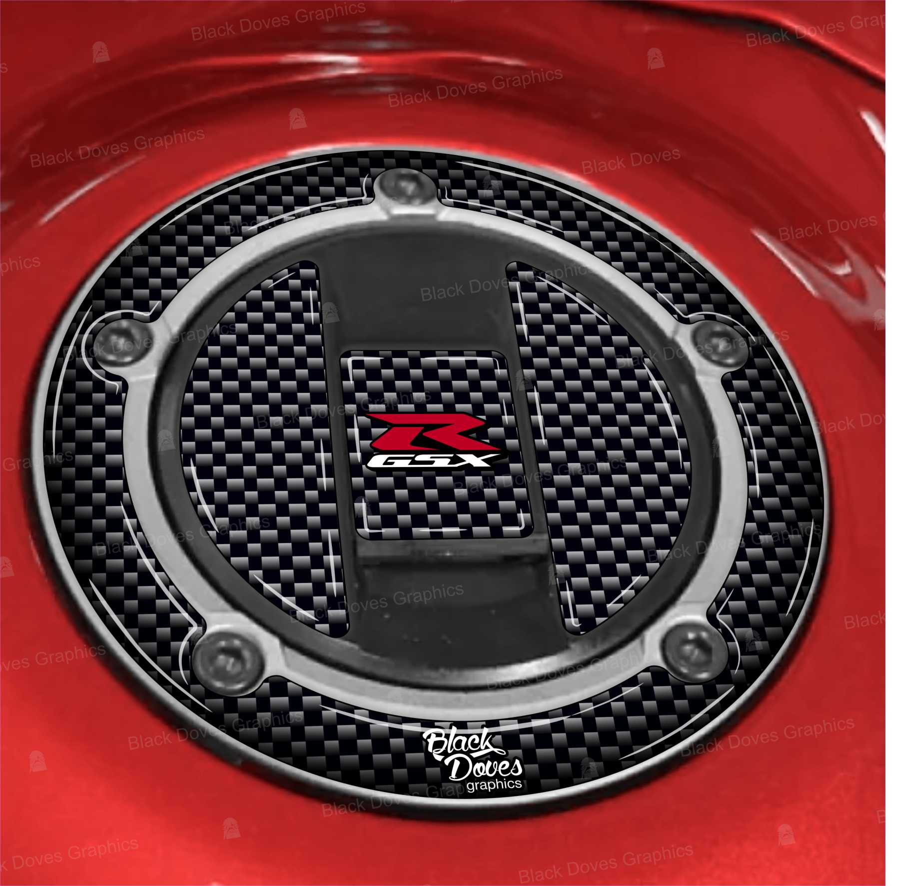 フォロー割引品 Resin Sticker Tank Cap Protection Compatible With Suzuki GSX