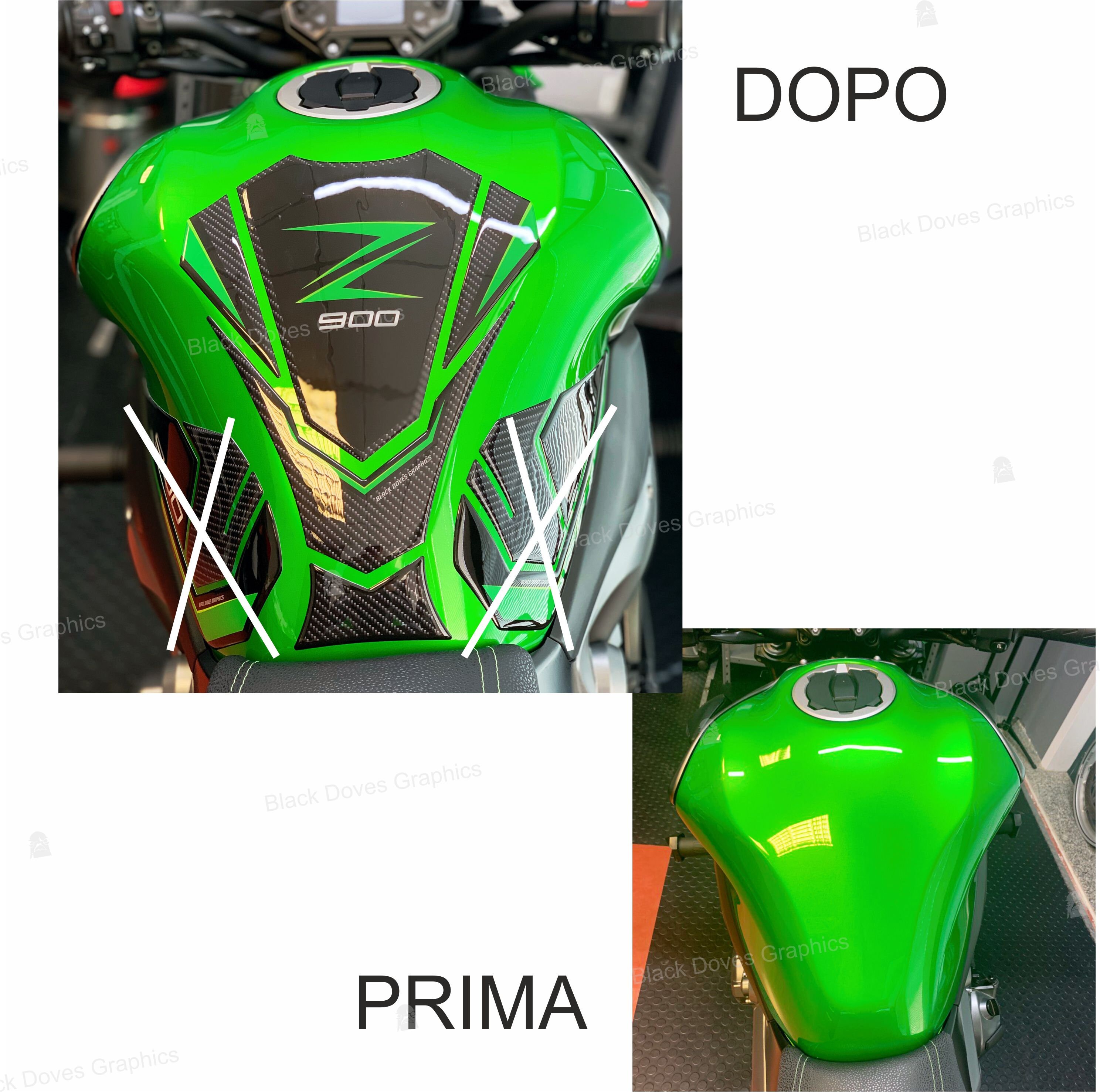 Protège-réservoir Puig Tankpad 3 pieces Kawasaki Z650 (17-21) cherche Propriétaire