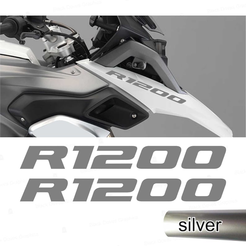 Set of 2 R1200 Front Beak Stickers Compatible With BMW R 1200 GS ...