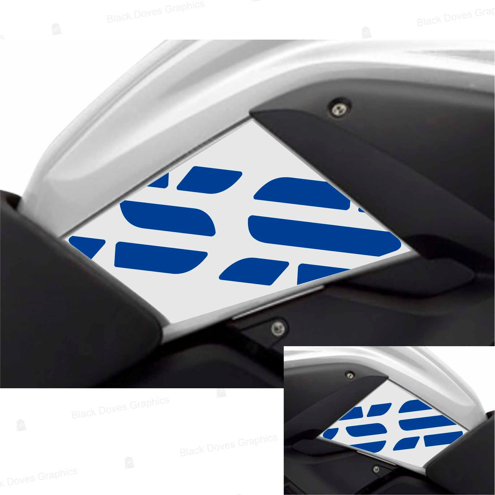 2 Tankaufkleber Für BMW R 1200 GS (2008-2012) – In Schwarz, Passend Für Die Weiße Tankversion