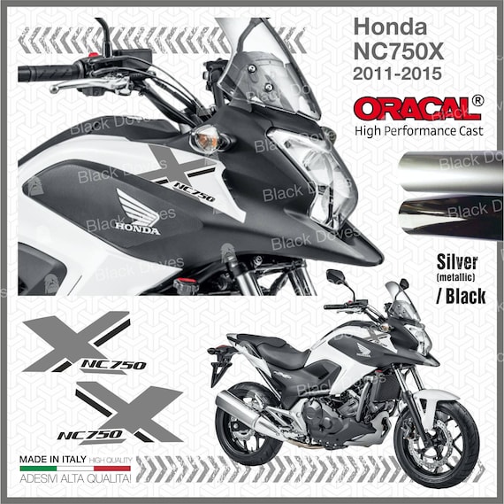 2x Two Colored Nc750x Honda 2011 2015 Stickers Adhesives Etsy