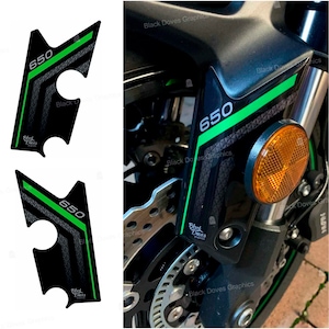 3D Resin Stickers Front Fender Compatible with Kawasaki Versys 650 2017-2020