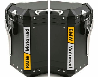 Reflektierende Aufkleber für Originalhüllen kompatibel mit / Ersatz für BMW Motorrad F 650 700 800 R 1100 1150 1200 1250 GS A