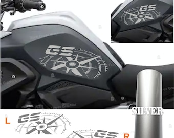 2pcs Stickers Compatible with Tank Sides BMW R 1200 GS 2017-2018 and R 1250 GS
