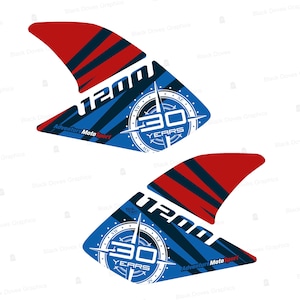 3D Side Guards Stickers Compatible with BMW R 1200 GS 2013 - 2016