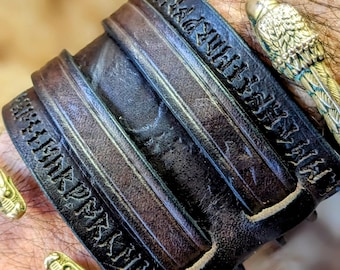 Bracelet de force - Une, deux ou trois sangles - marron RUNES