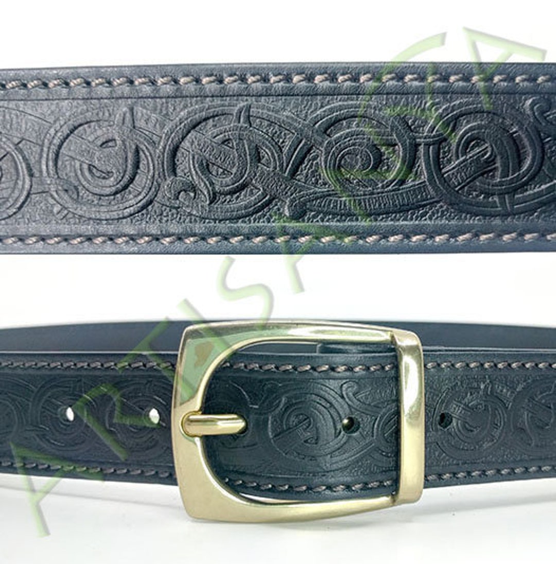 Ceinture en cuir, peinte main, Modèle 2929/35 main image 1