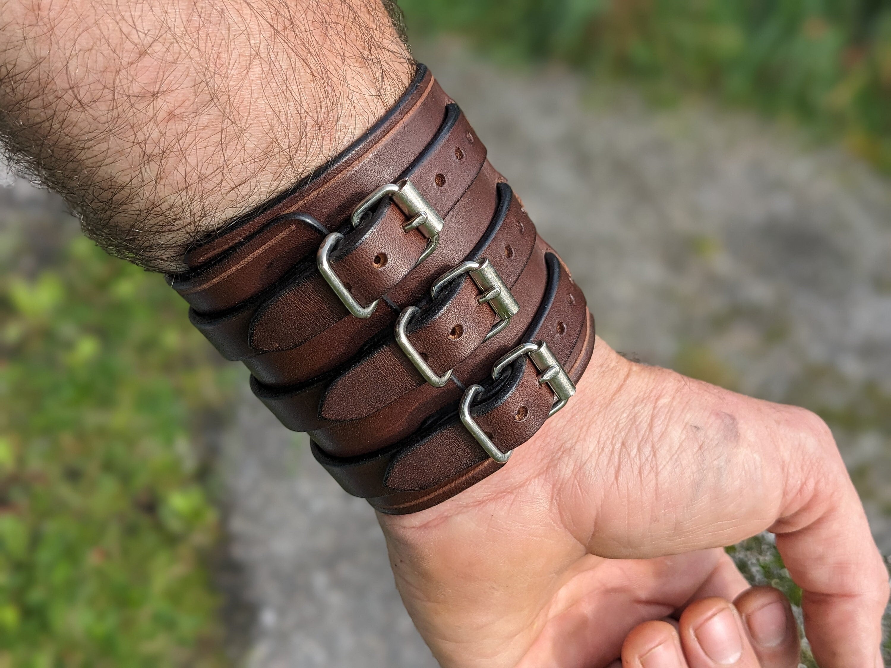 Bracelet En Simili Cuir Marron Metallixity – 39 Pouces (1 M), Largeur 0,5 Pouce