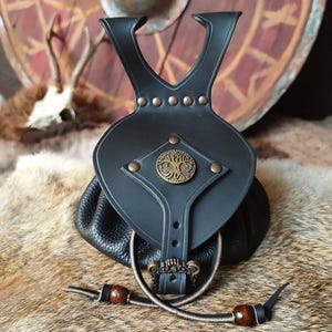 Black Naya Belt Purse with Concho - Different Conchos Available