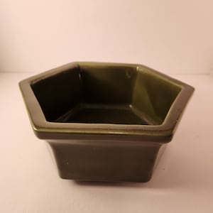 Vintage Haeger Hexagon Planter