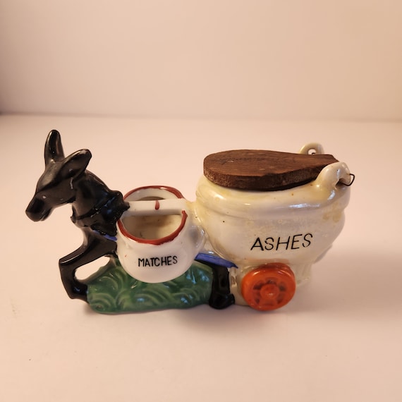 Vintage Puppy Pulling Cart Egg Cup Vintage Puppy Pulling Cart Egg Cup