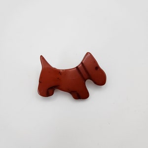 Vintage Bakelite Scotty dog Pin