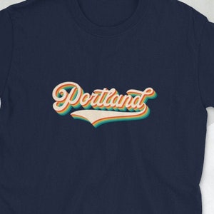 Portland Oregon Retro 70s 80s Vintage Throwback T-shirt