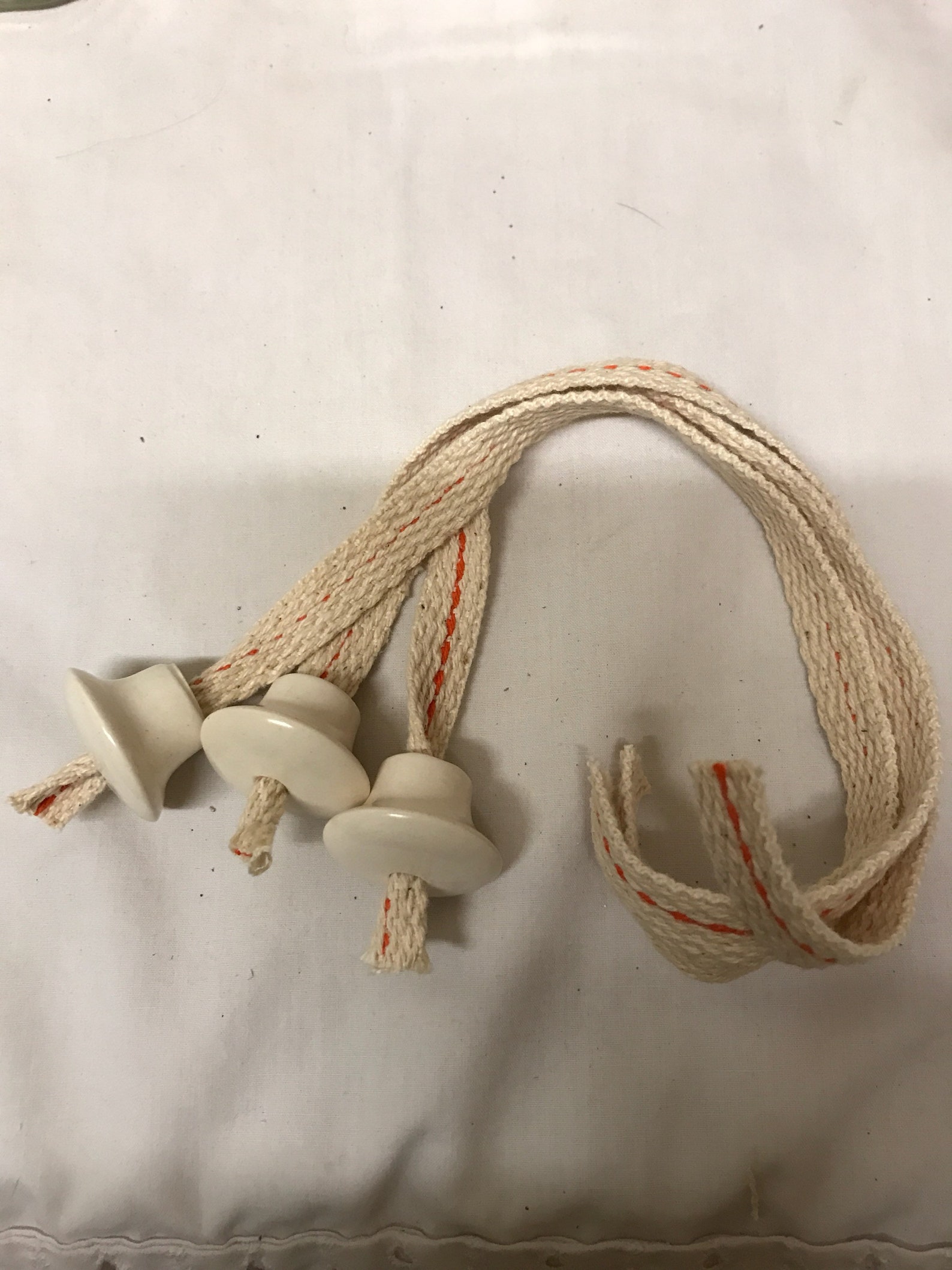 3 Ceramic Wick Holders Fits 3/4 White Matte Oil Lamp Etsy