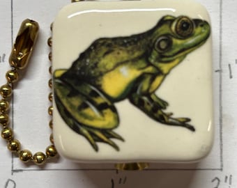 Keramik Deckenleuchte Pull Lichterkette Froschmotiv