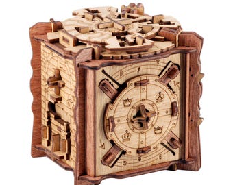 Cluebox Trial of Camelot – Wooden Puzzle Box for Adults