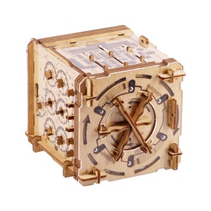 Cluebox - Escape Room in a Box for Adults and Kids Cambridge Labyrinth Brain Teaser, Puzzle box IQ Logic Teaser Wooden 3d puzzle Birthday
