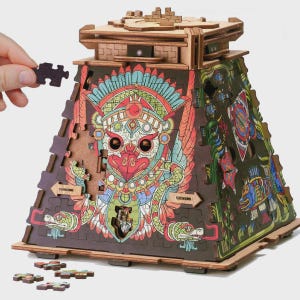 CluePuzzle - Die Sonnenpyramide. Rätselbox mit Puzzles