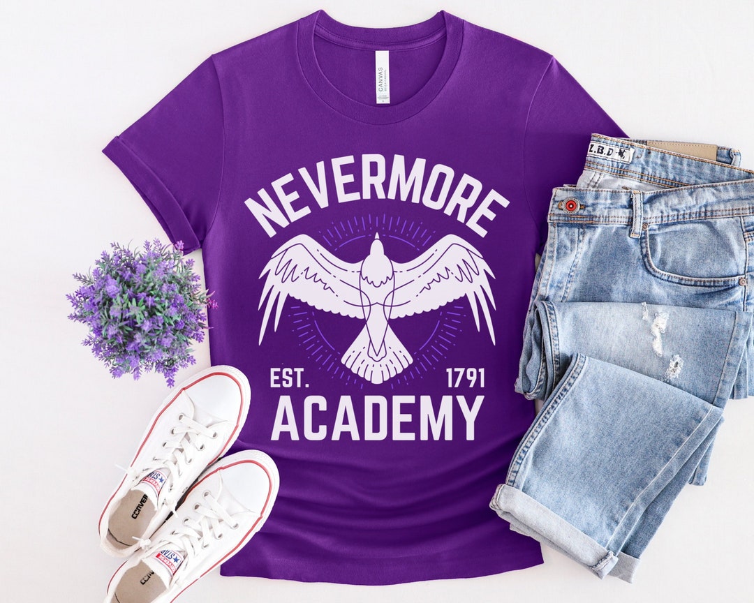 Nevermore Academy Shirt Wednesday Addams Inspired Shirt Etsy