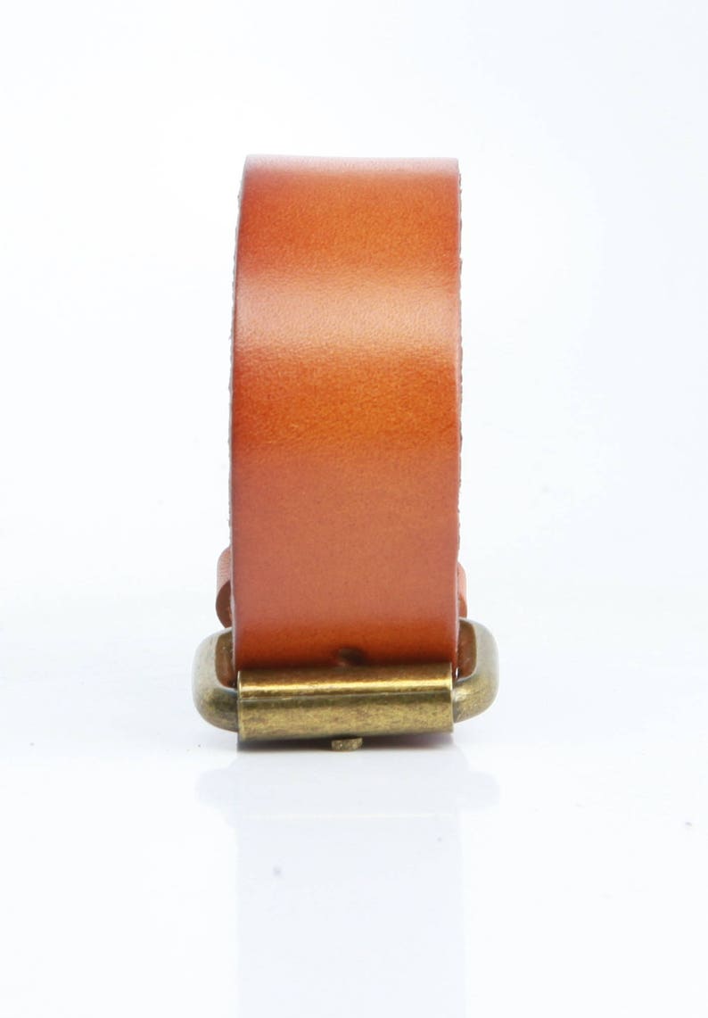 Personalized leather bracelet Customized leather belt buckle Etsy