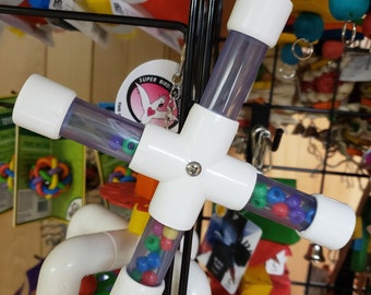 BEMORE THE SPINNER Klein - Levenslang vogelspeelgoed en foerageerspeelgoed