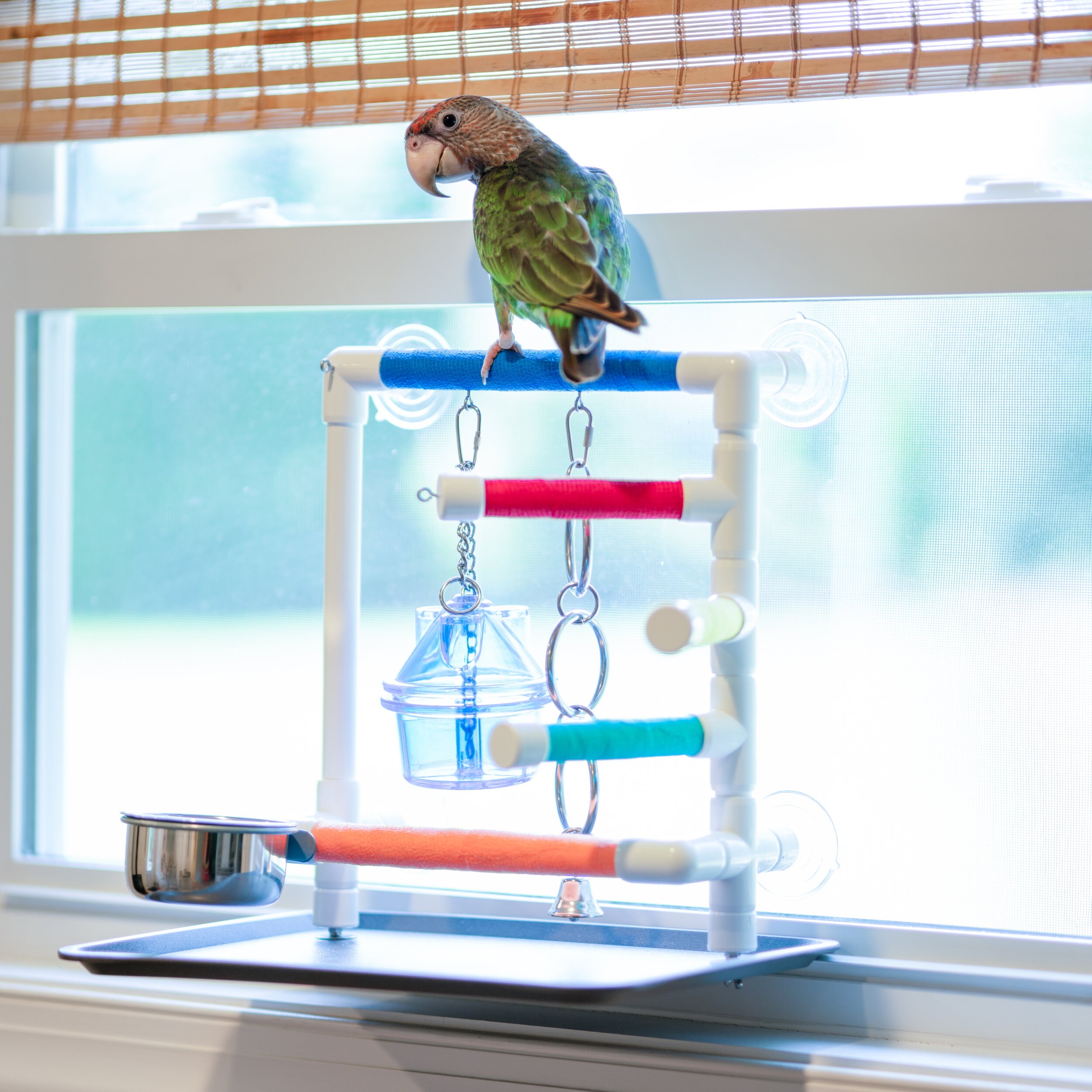 Bird Toys, Parakeet Toys Bird Foraging Toys Grass Mat Climbing Wall For Parakeet,P Straw1144